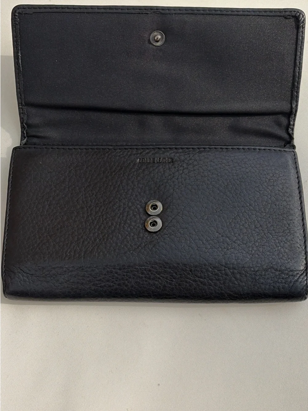 Harley-Davidson Black Embossed Leather Card & Key Holder
